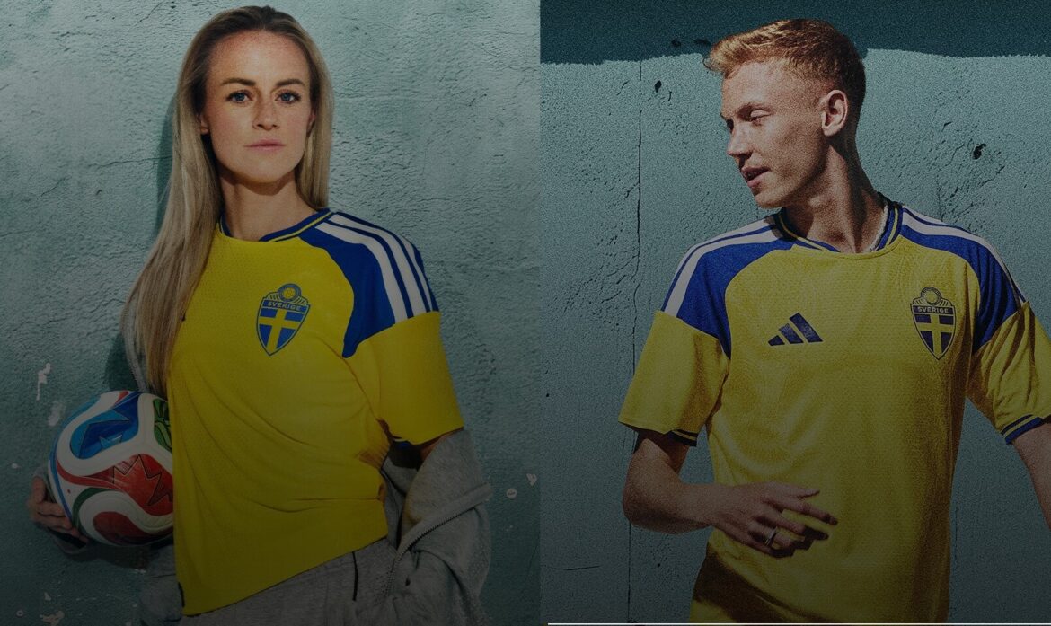 Camisa titular da Suécia 2026-2027 é lançada pela adidas