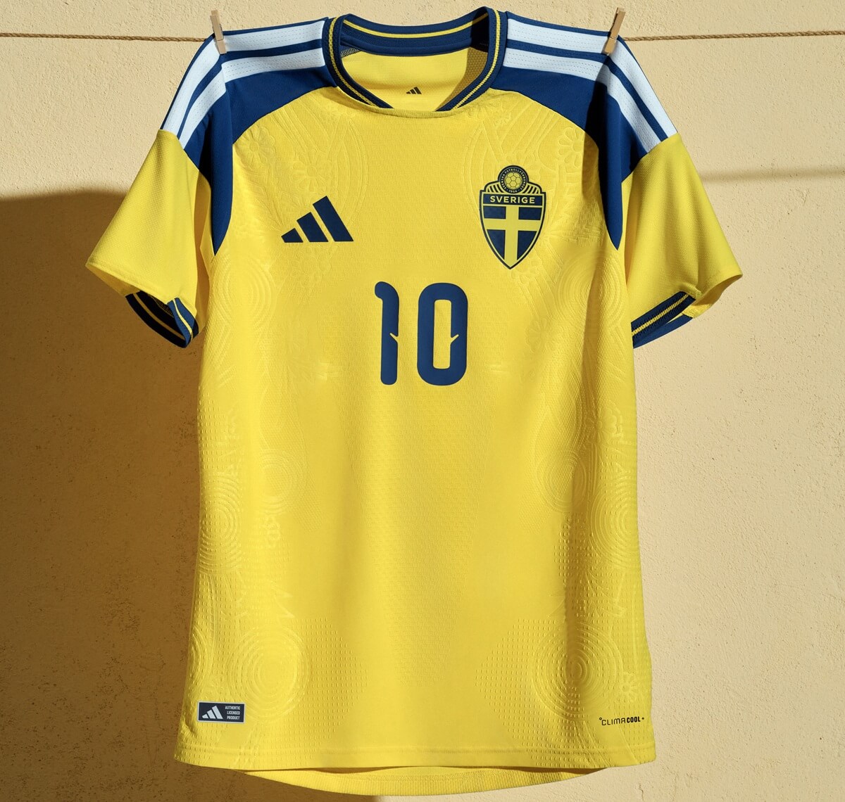 Camisa titular da Suécia 2026-2027 é lançada pela adidas