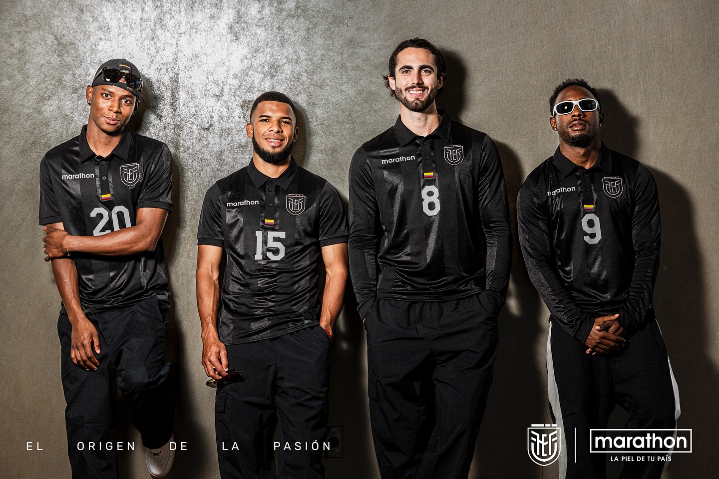 Marathon lança camisa especial preta para o Equador