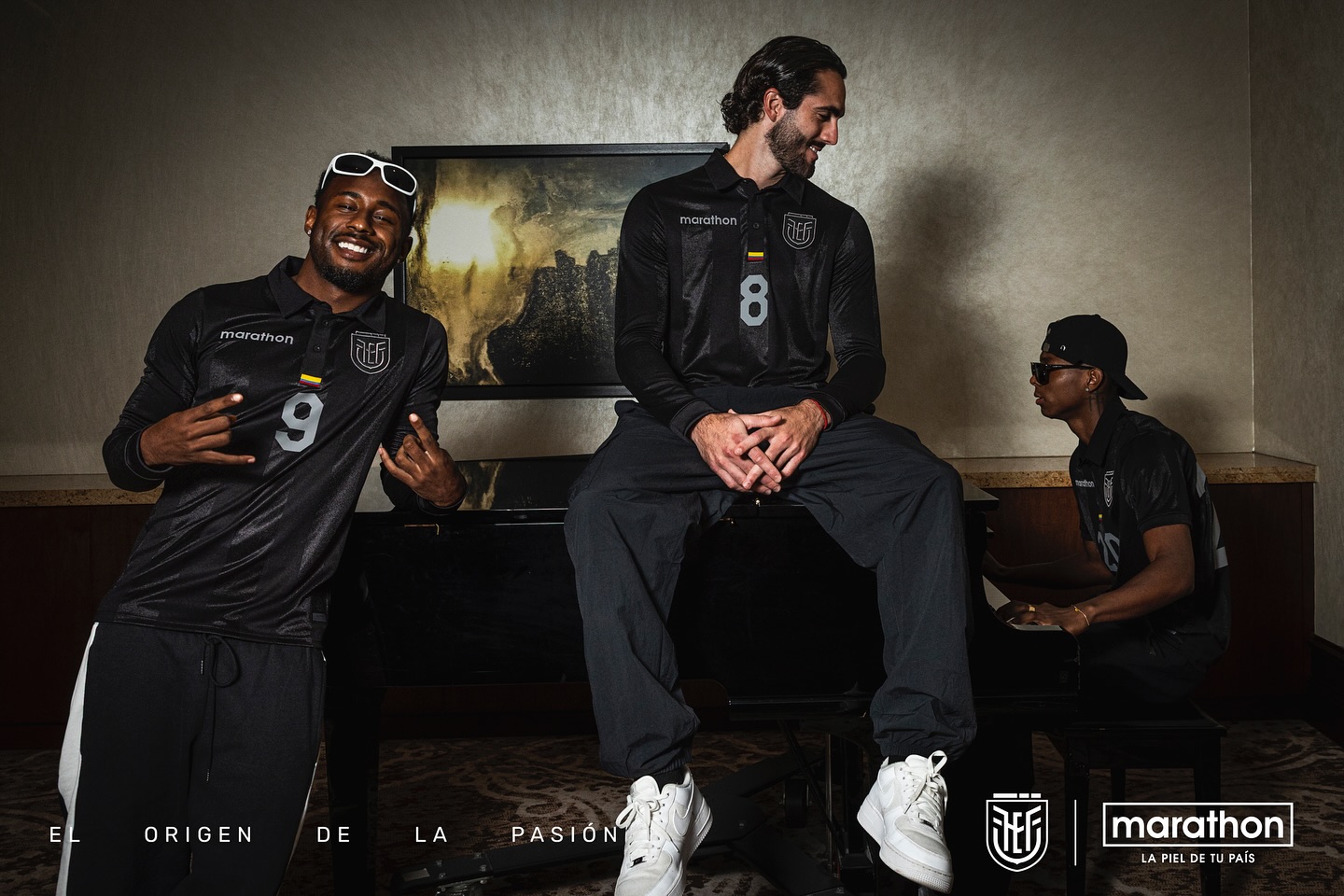 Marathon lança camisa especial preta para o Equador