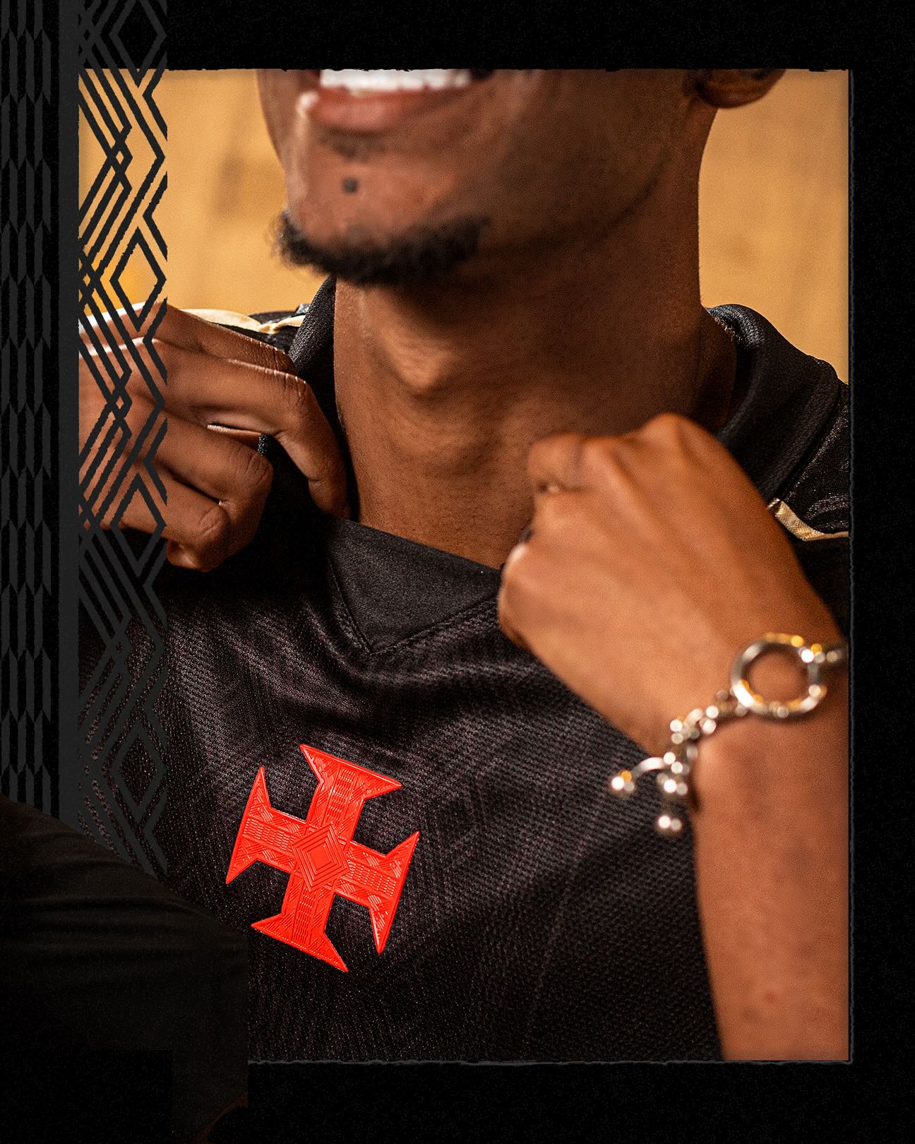 Vasco lança camisa “Negritude” em parceria com a Braziline