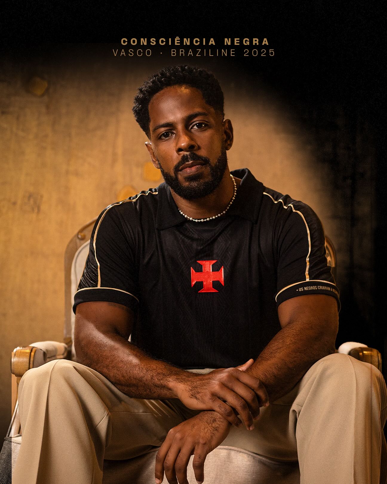 Vasco lança camisa “Negritude” em parceria com a Braziline