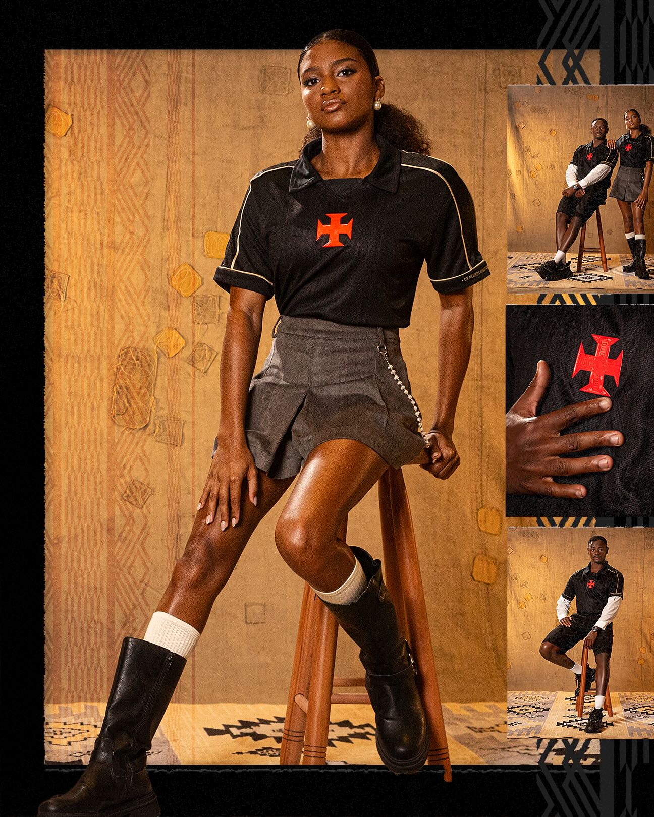 Vasco lança camisa “Negritude” em parceria com a Braziline