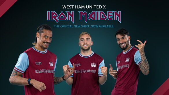 camisa iron maiden west ham
