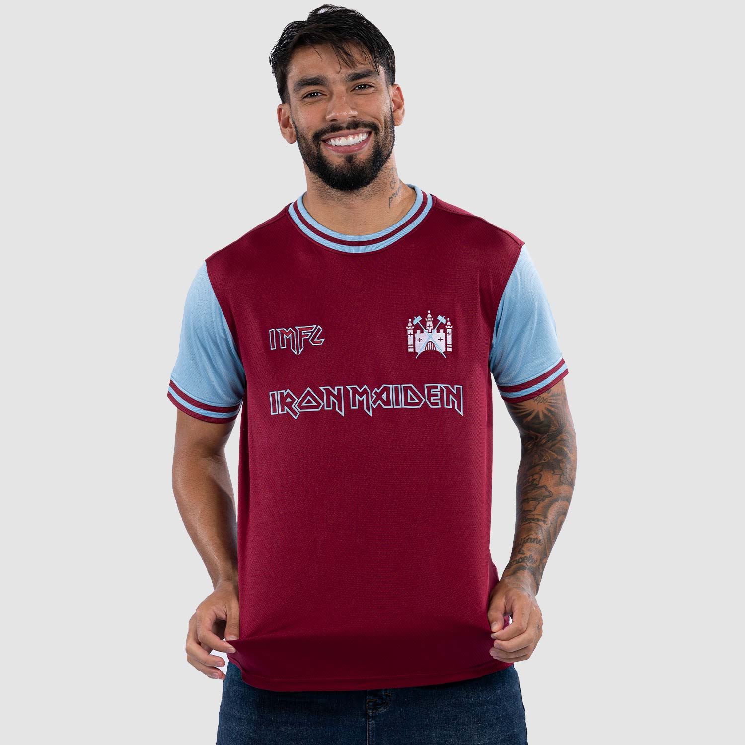 camisa iron maiden west ham