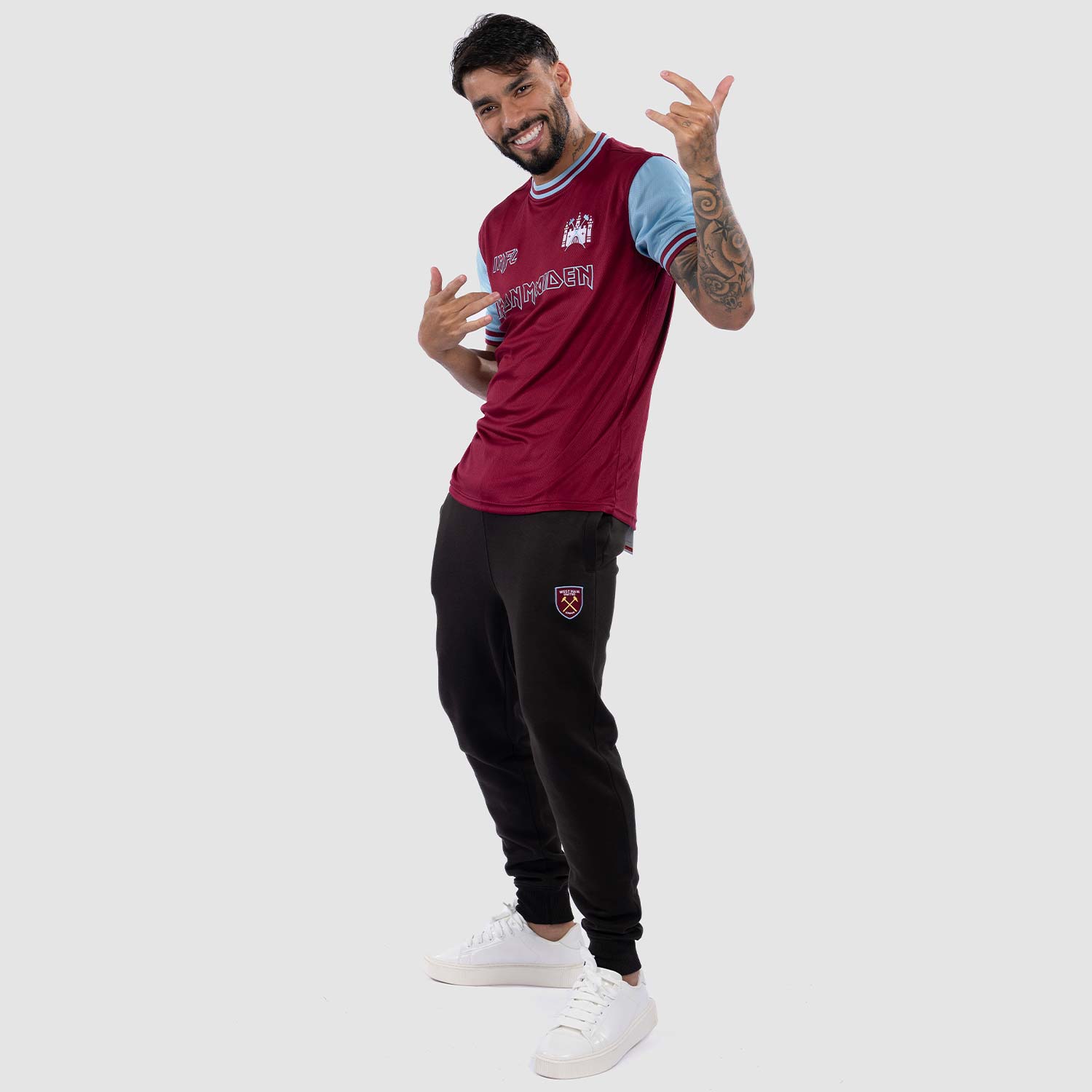 camisa iron maiden west ham