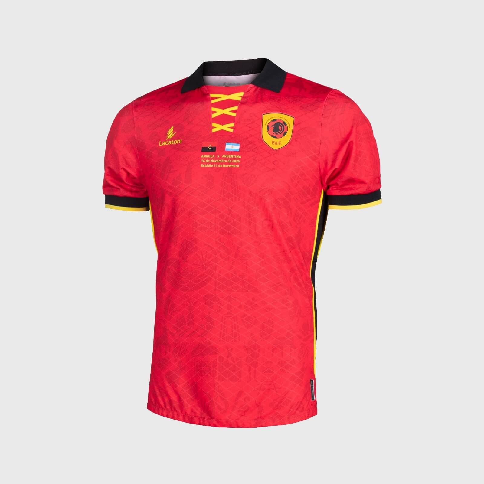 Camisa especial de Angola 2025 Lacatoni x Argentina