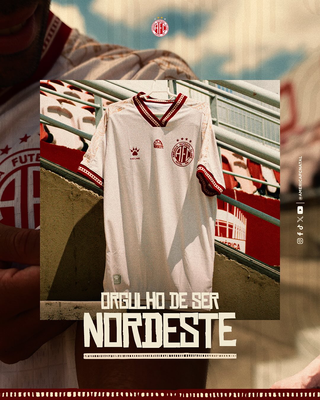 América de Natal lança camisa em homenagem ao Nordeste