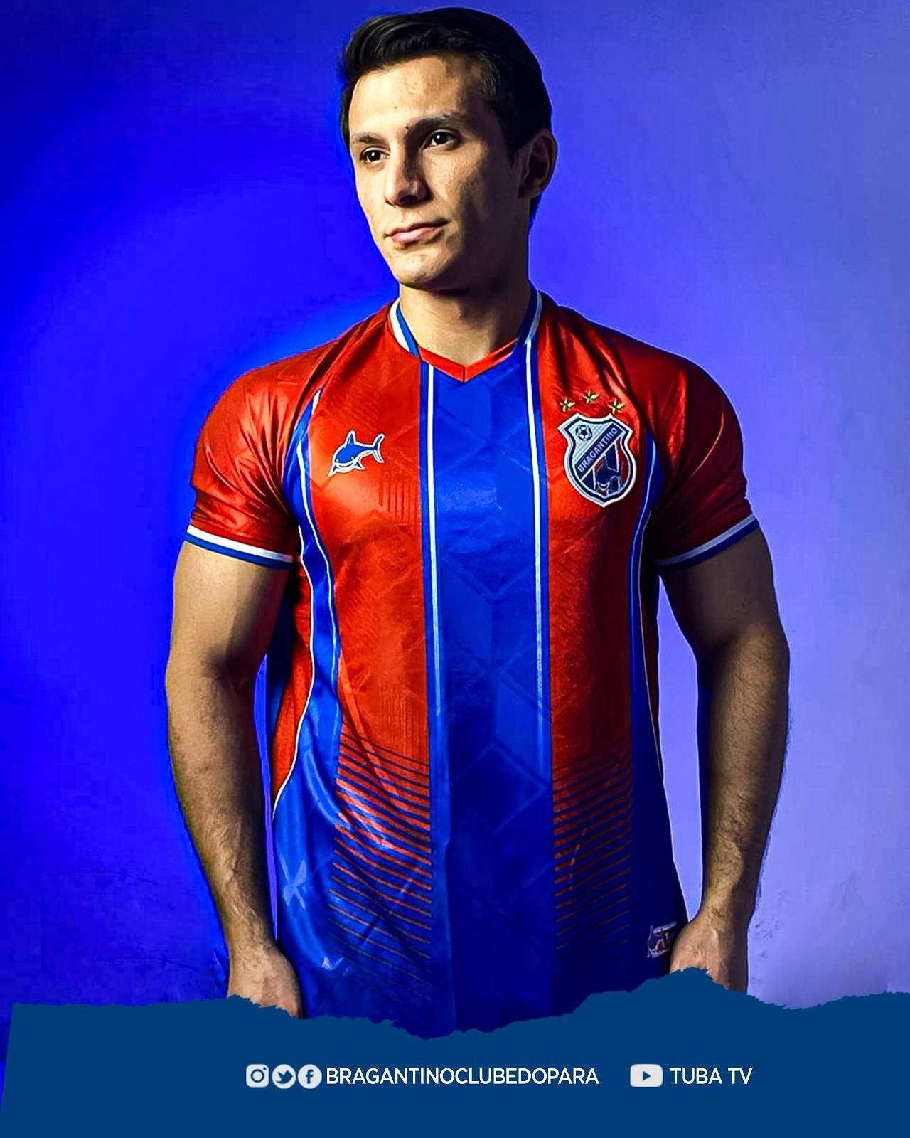 Tuba lança nova camisa titular 2026 do Bragantino-PA
