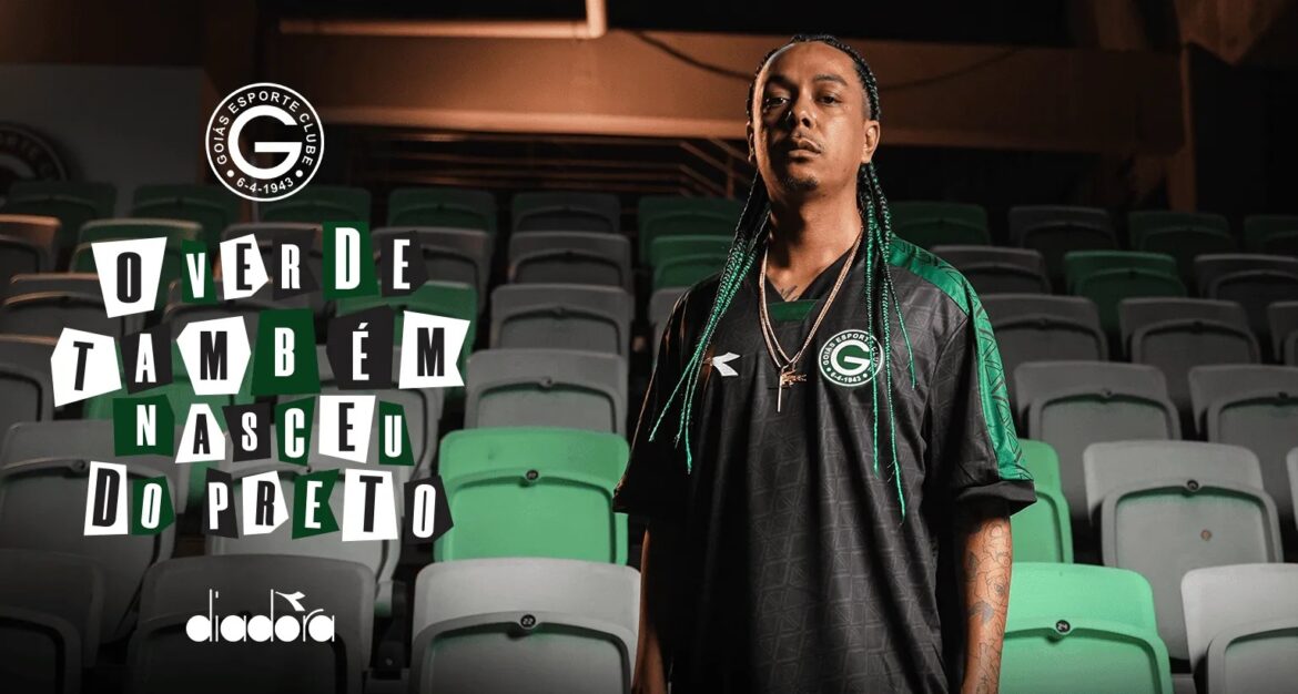 Goiás lança camisa da consciência negra em parceria com a Diadora