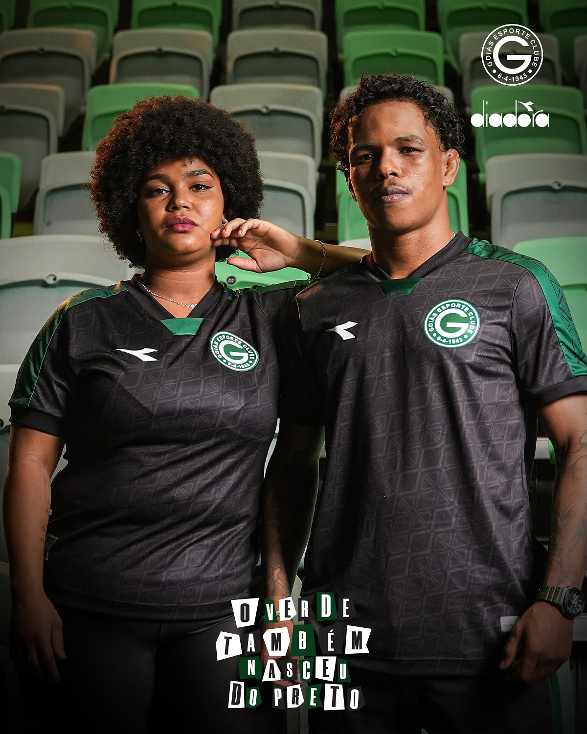 Goiás lança camisa da consciência negra em parceria com a Diadora