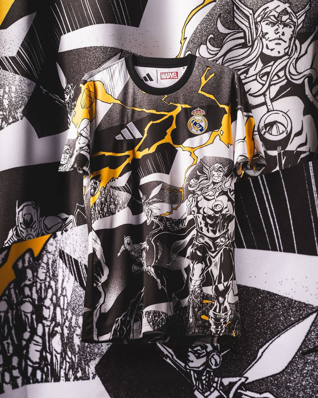 Real Madrid apresenta coleção em collab com a Marvel