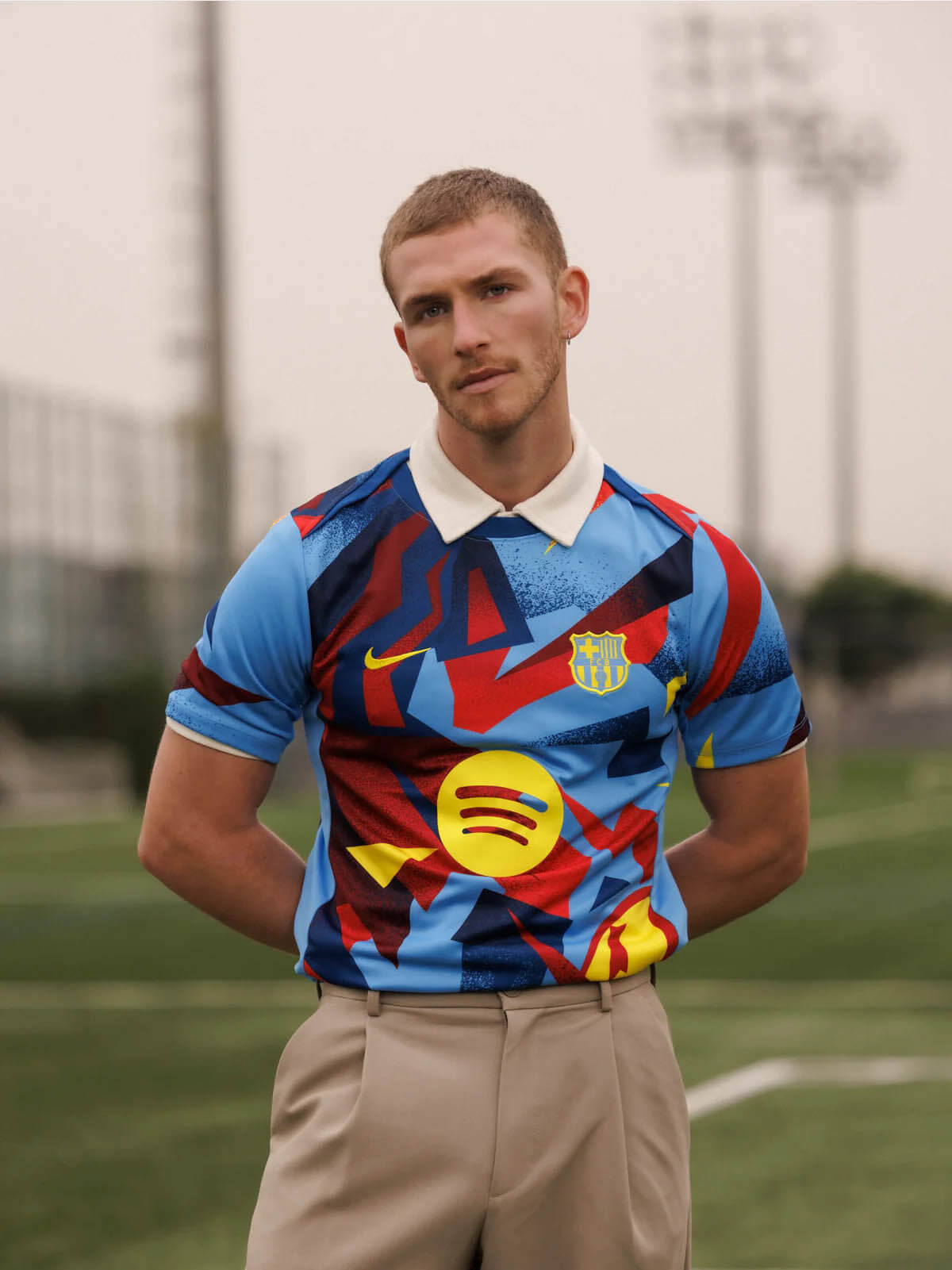 Quarta camisa do Barcelona 2025-2026 Nike pre-match kit