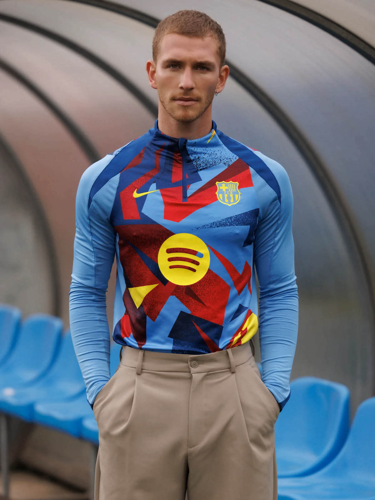 Quarta camisa do Barcelona 2025-2026 Nike pre-match kit