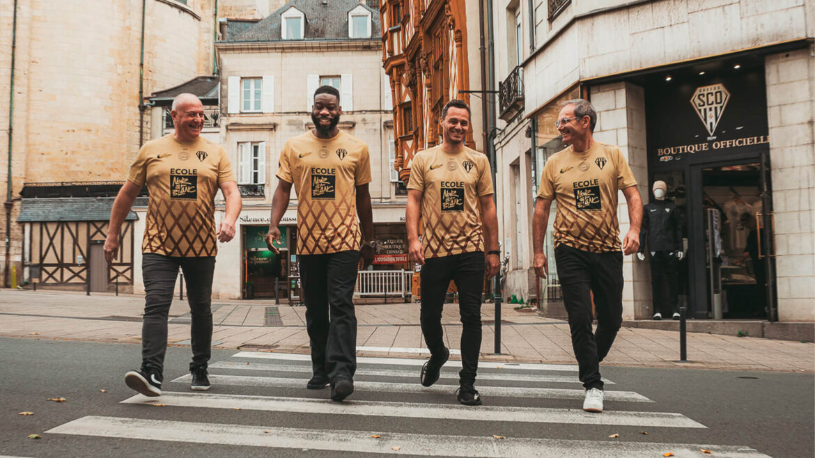 Angers SCO lança nova terceira camisa 2025-2026 em homenagem à Maison d'Adam