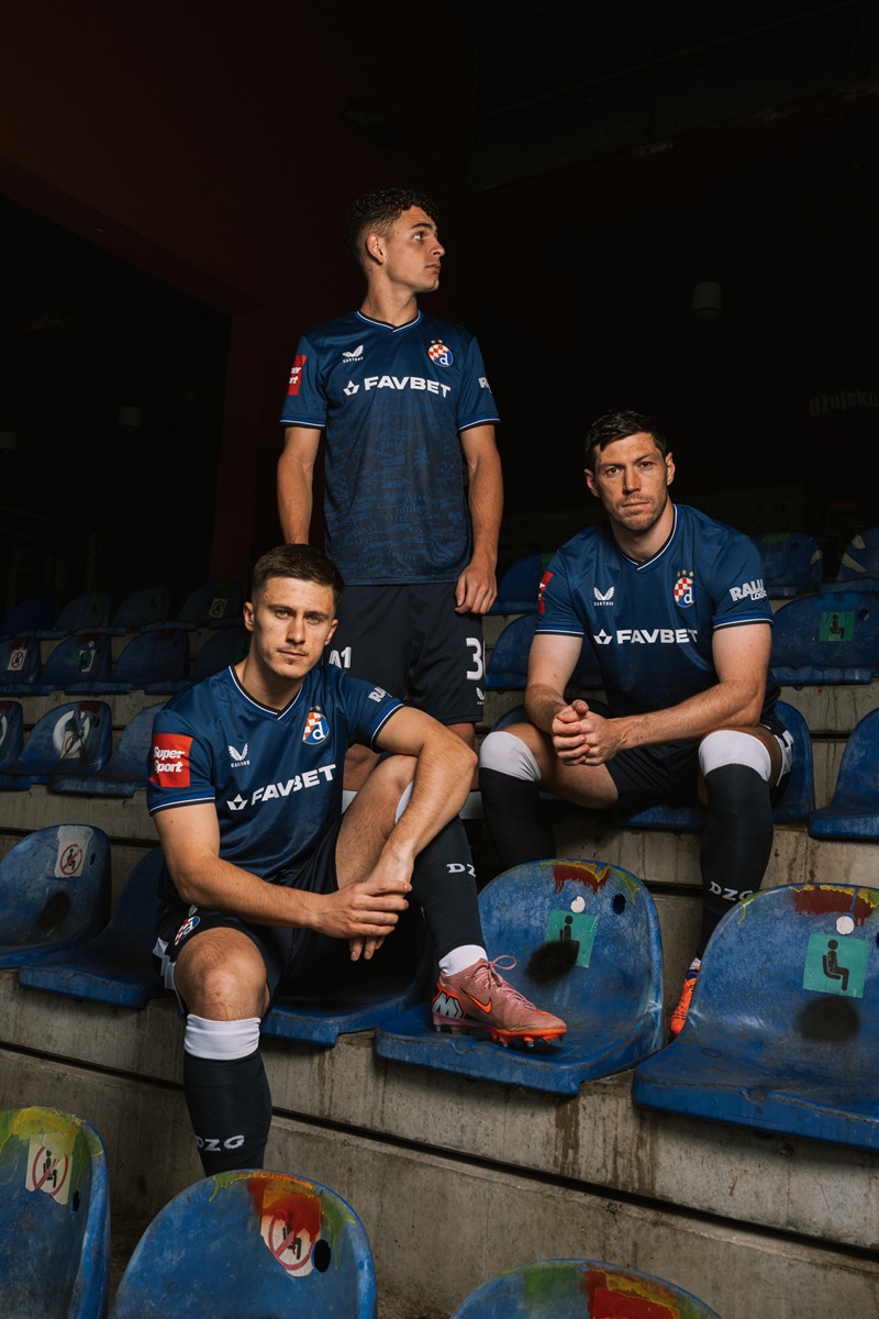 Castore lança nova quarta camisa do Dinamo Zagreb 2025-2026
