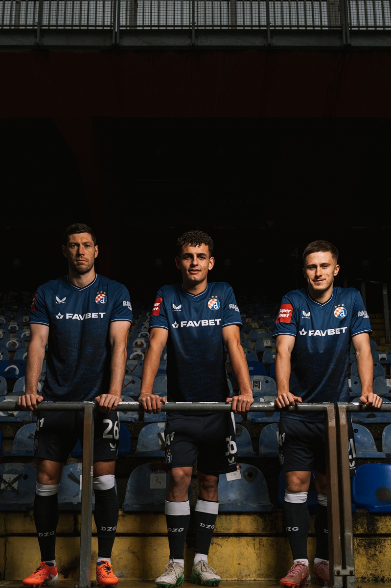 Castore lança nova quarta camisa do Dinamo Zagreb 2025-2026