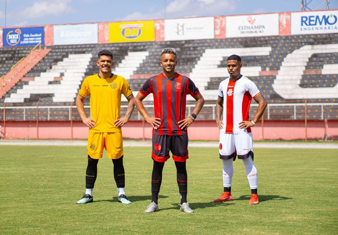 Camisas do Pouso Alegre FC 2026 são reveladas pela Athleta