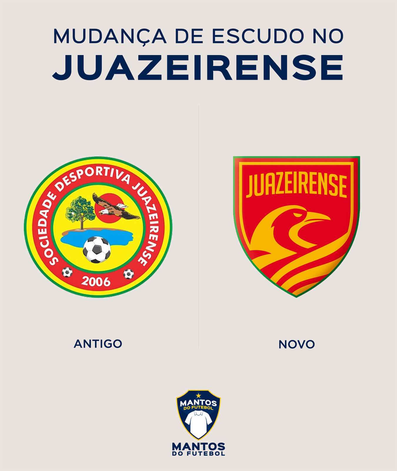 Escudo Juazeirense Antes e Depois