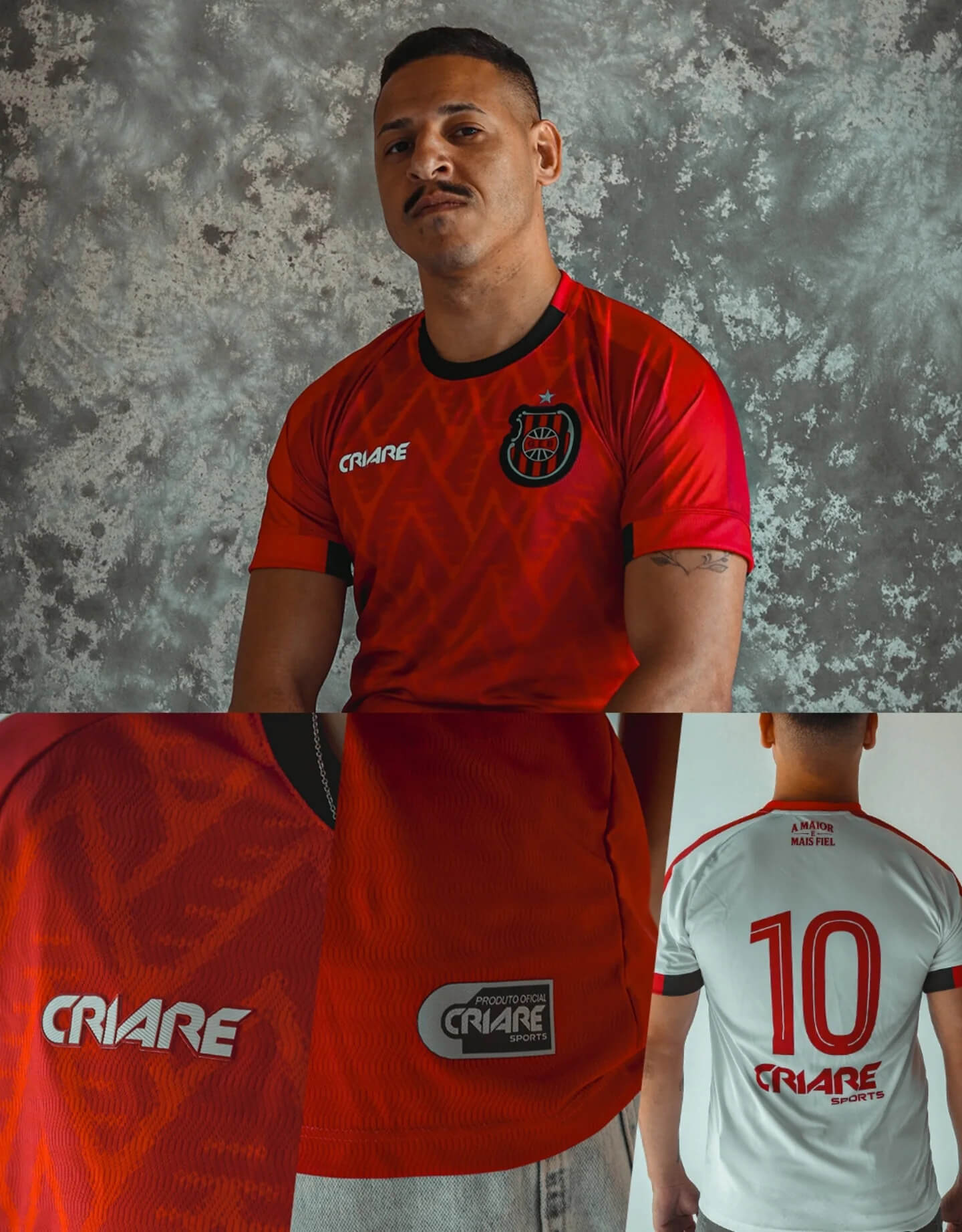 Camisas do Brasil de Pelotas 2026 são lançadas pela Criare Sports