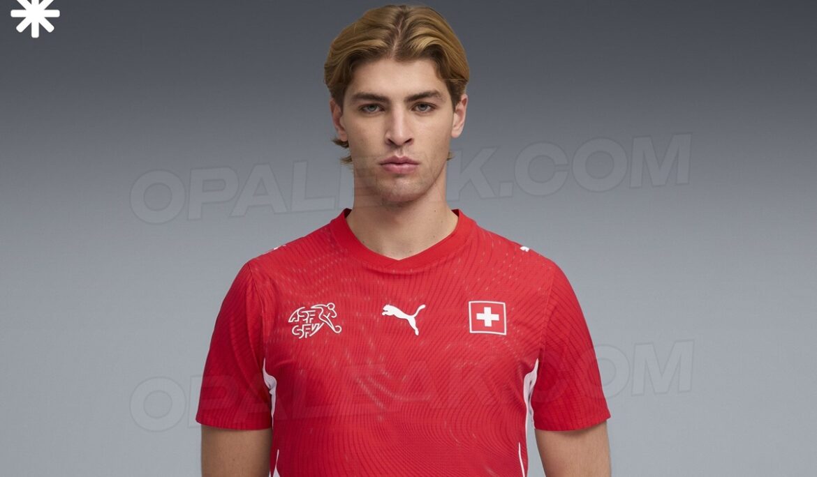 Camisa titular da Suíça para a Copa 2026 vaza