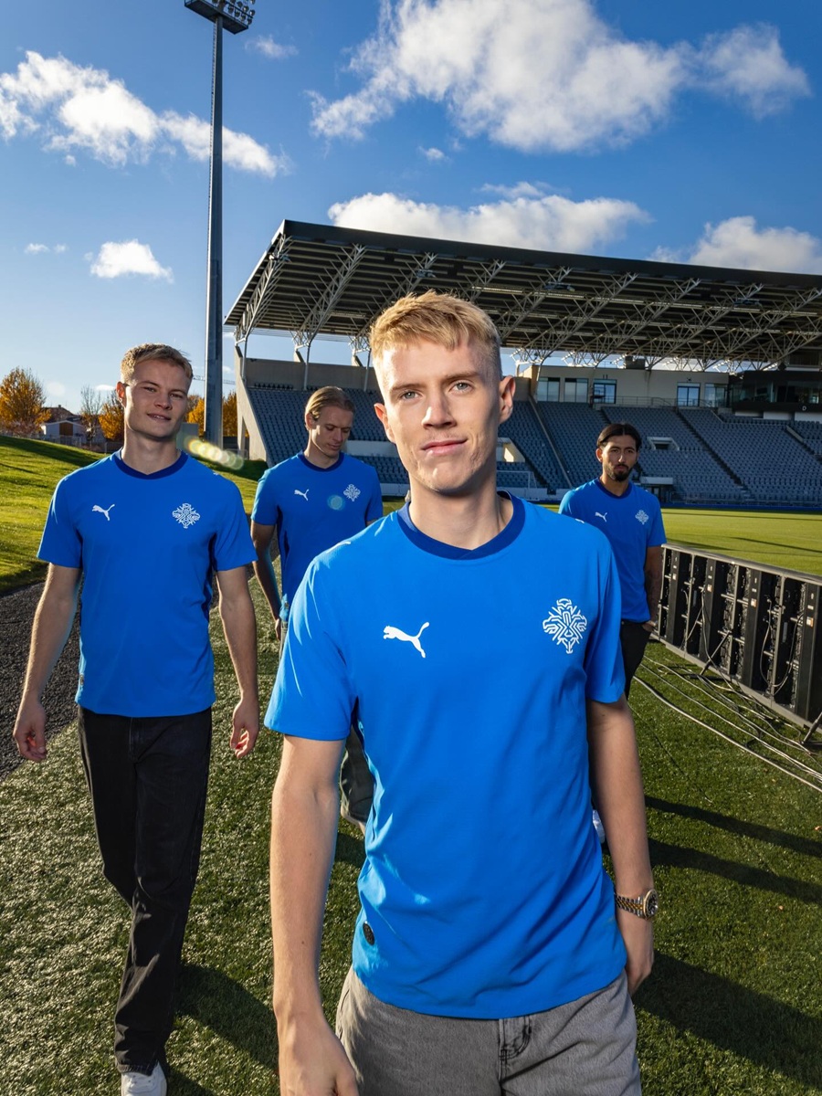 Camisa titular da Islândia para 2026-2027 é lançada pela PUMA