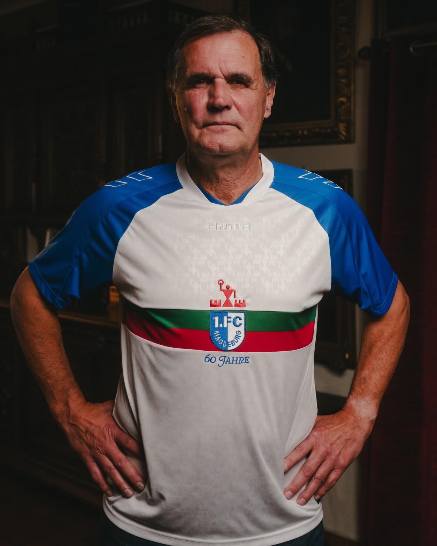Camisa dos 60 anos do Magdeburg 2025 Hummel