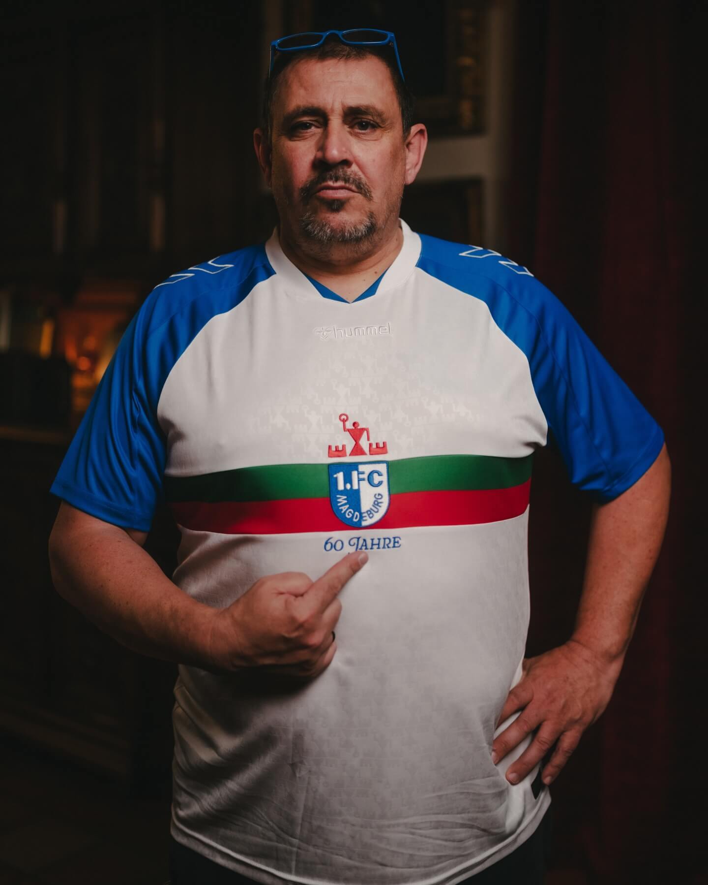 Camisa dos 60 anos do Magdeburg 2025 Hummel