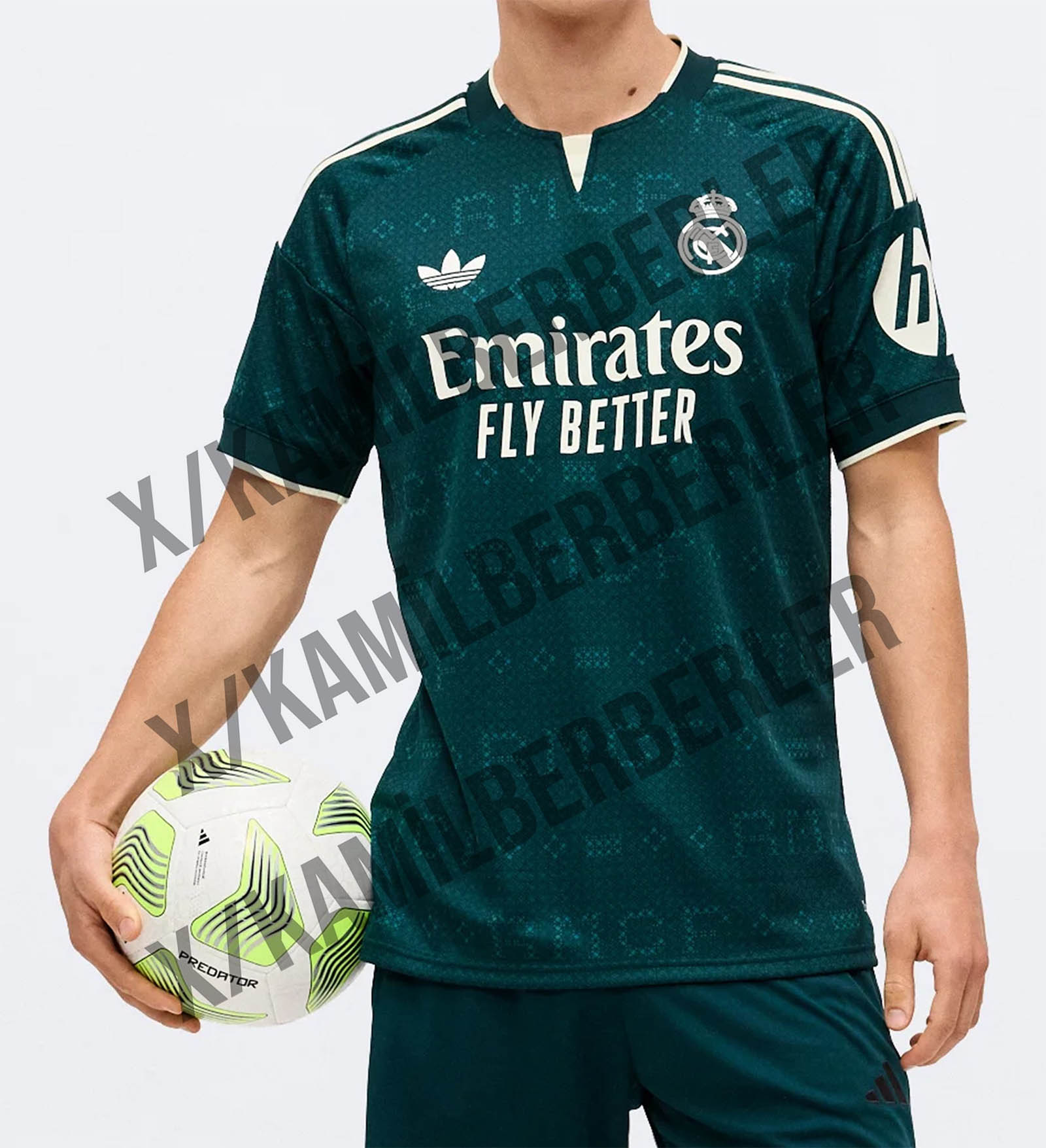 Camisa reserva do Real Madrid 2026-2027 adidas