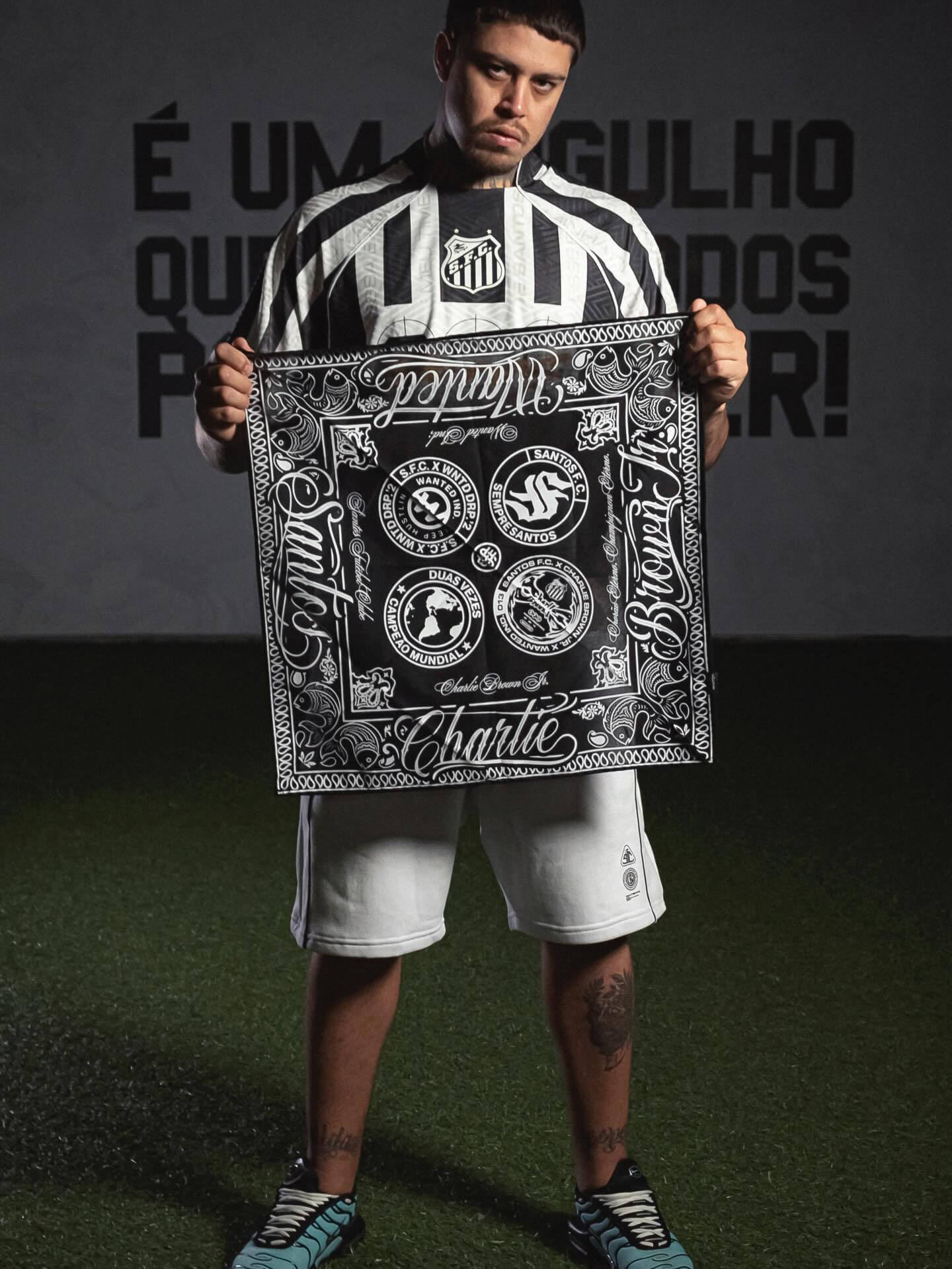 Coleção Santos x Wanted x Charlie Brown Jr