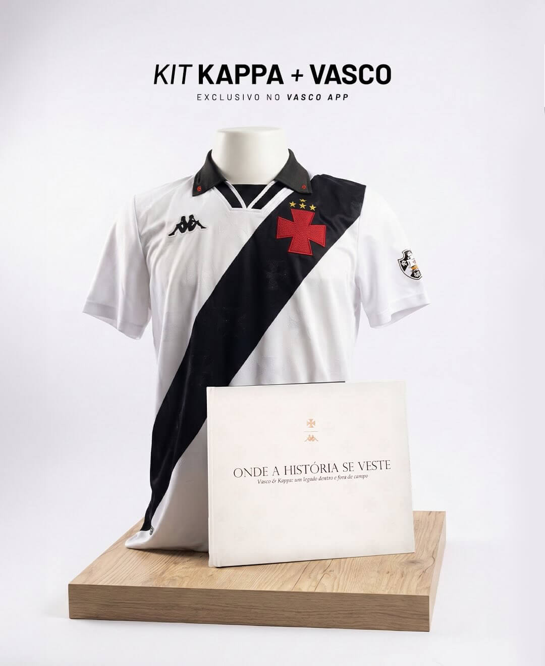 Vasco e Kappa lançam kit especial que celebra parceria histórica desde os anos 90