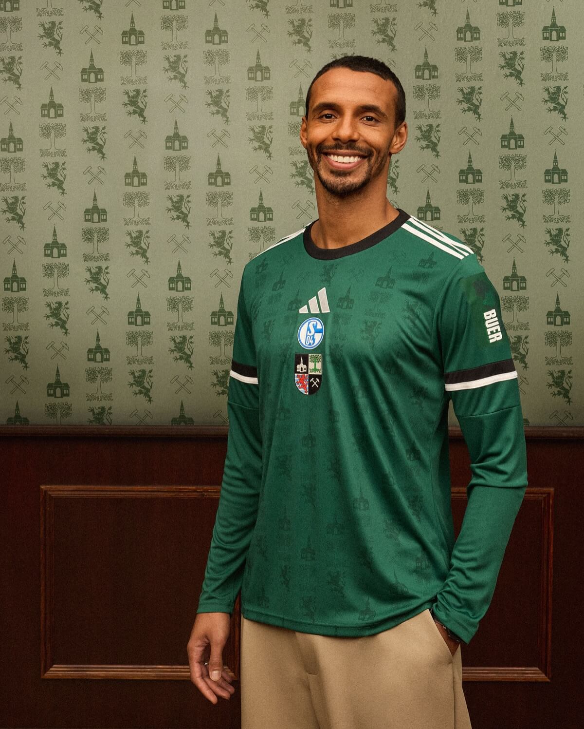 Camisa dos 150 anos do Gelsenkirchen Schalke 04 2025 adidas