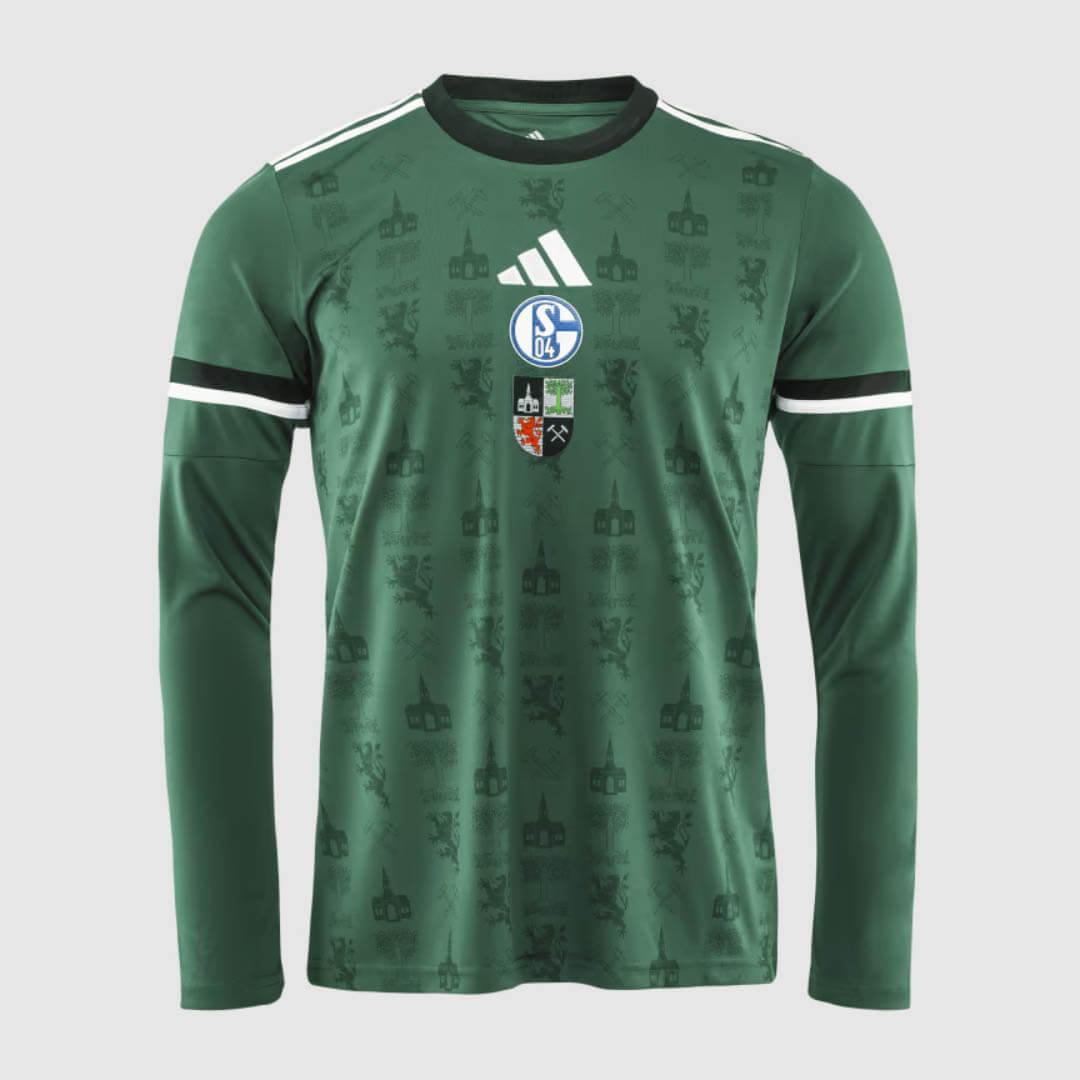 Camisa dos 150 anos do Gelsenkirchen Schalke 04 2025 adidas