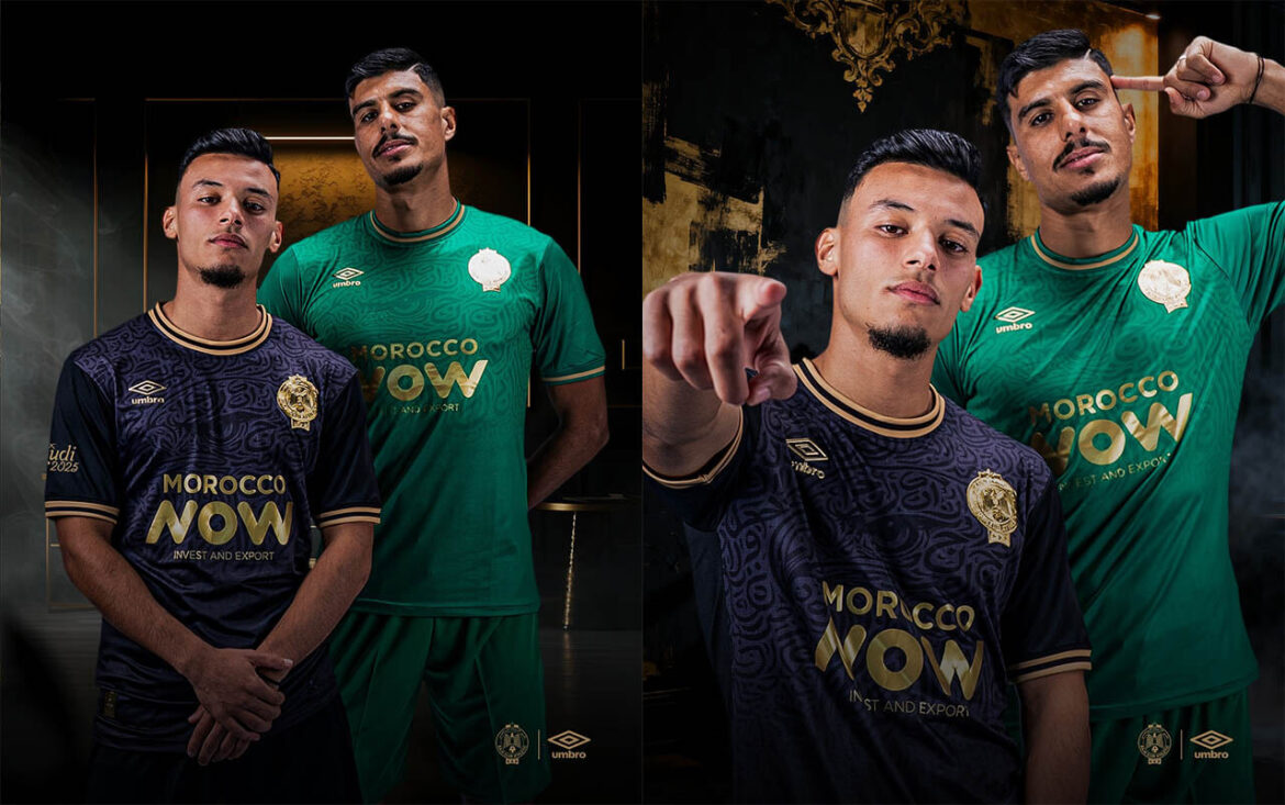 Camisas do Raja Casablanca Saudi Tour 2025 Umbro