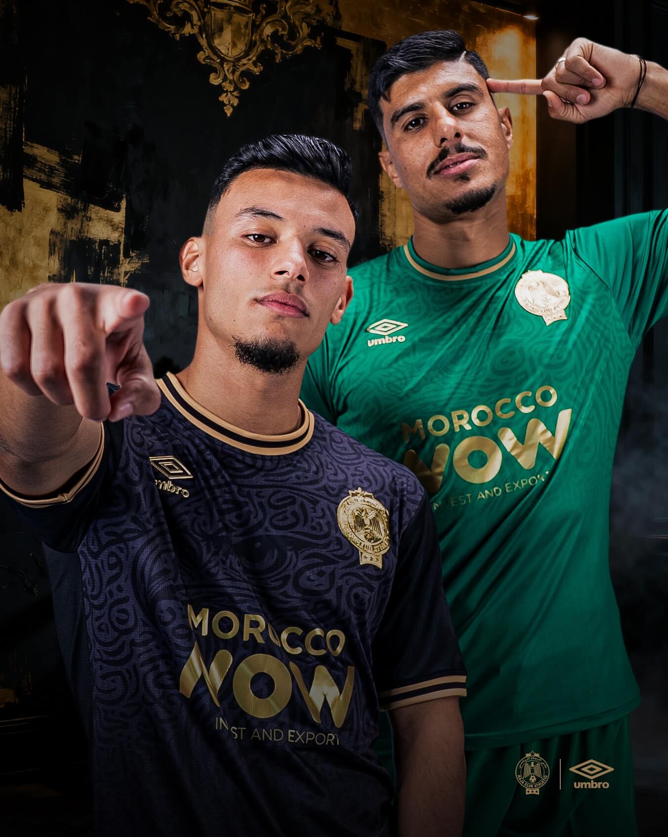 Camisas do Raja Casablanca Saudi Tour 2025 Umbro