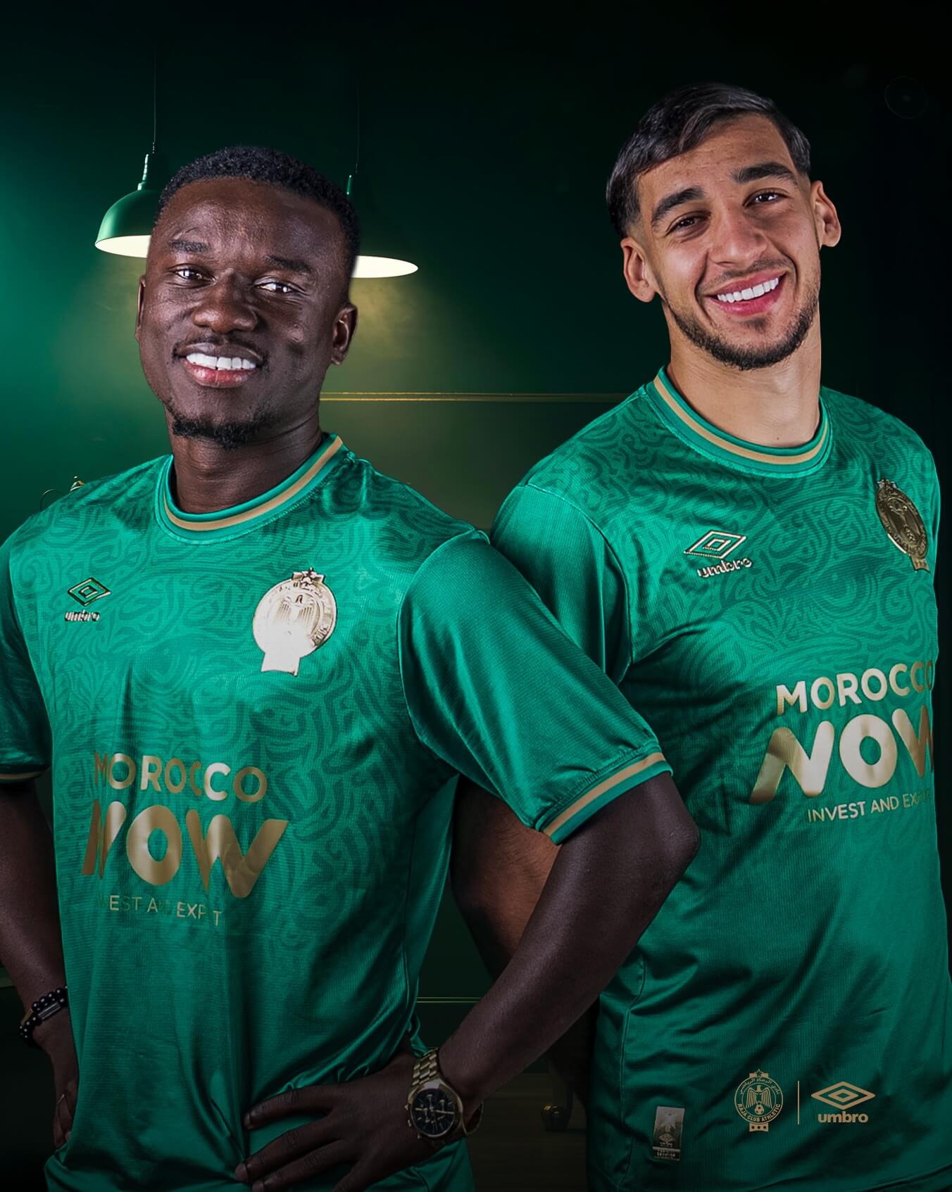 Camisas do Raja Casablanca Saudi Tour 2025 Umbro