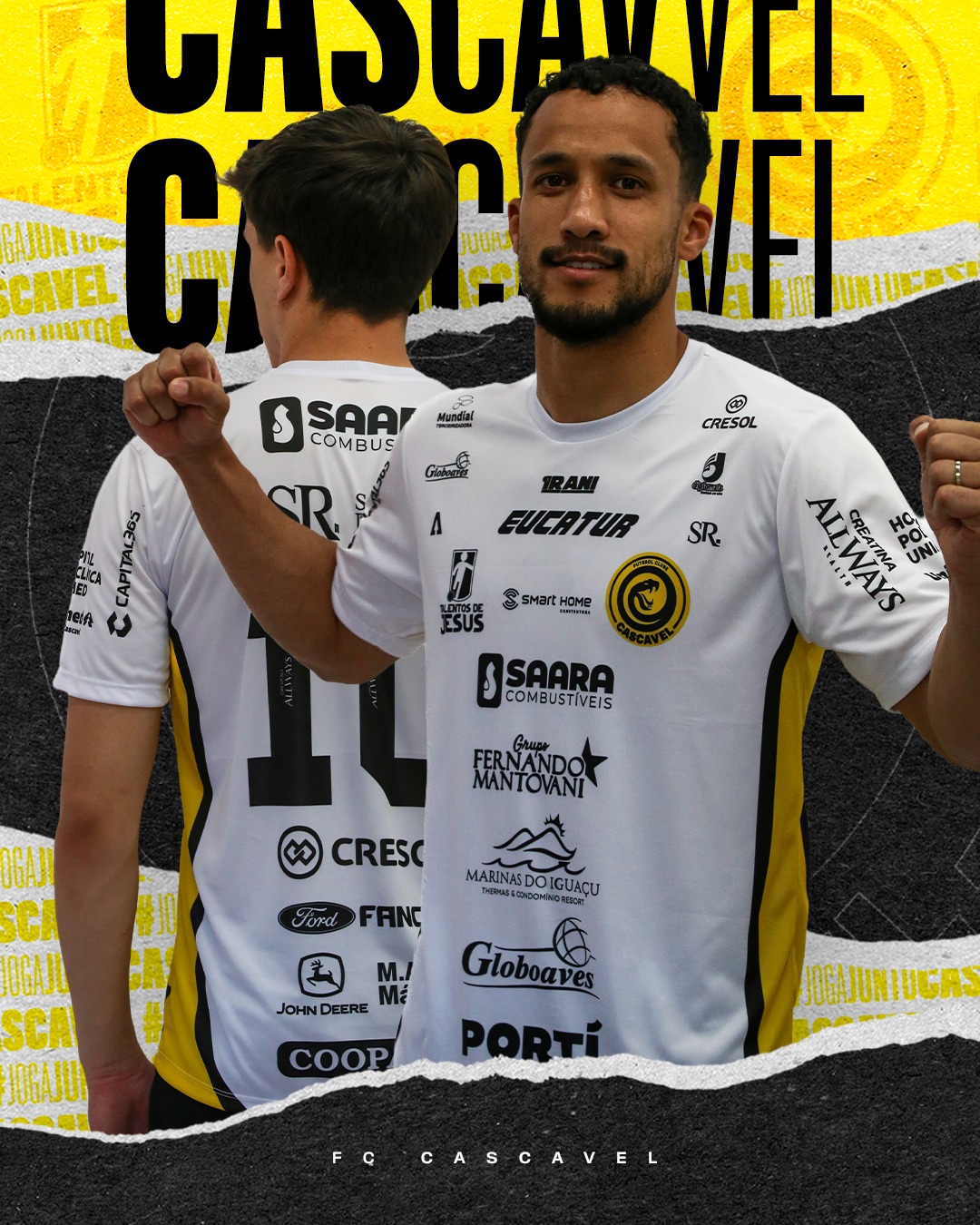 Camisas do FC Cascavel 2026 são reveladas pela Guimatex