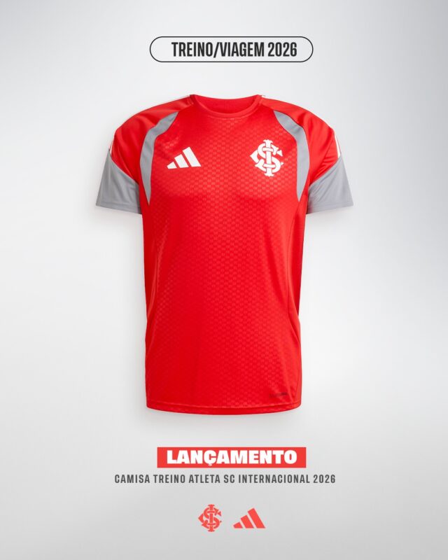 Internacional revela nova linha de treino da adidas para 2026