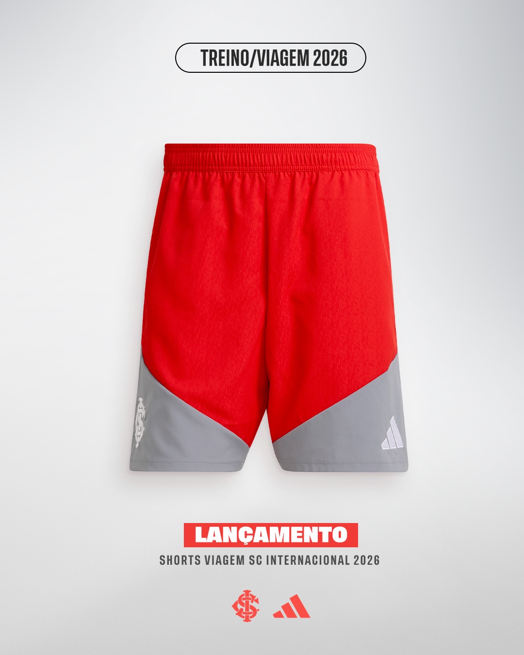 Internacional revela nova linha de treino da adidas para 2026