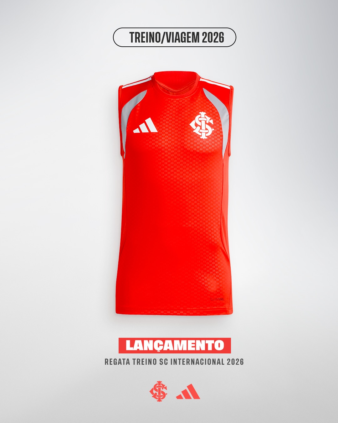 Internacional revela nova linha de treino da adidas para 2026