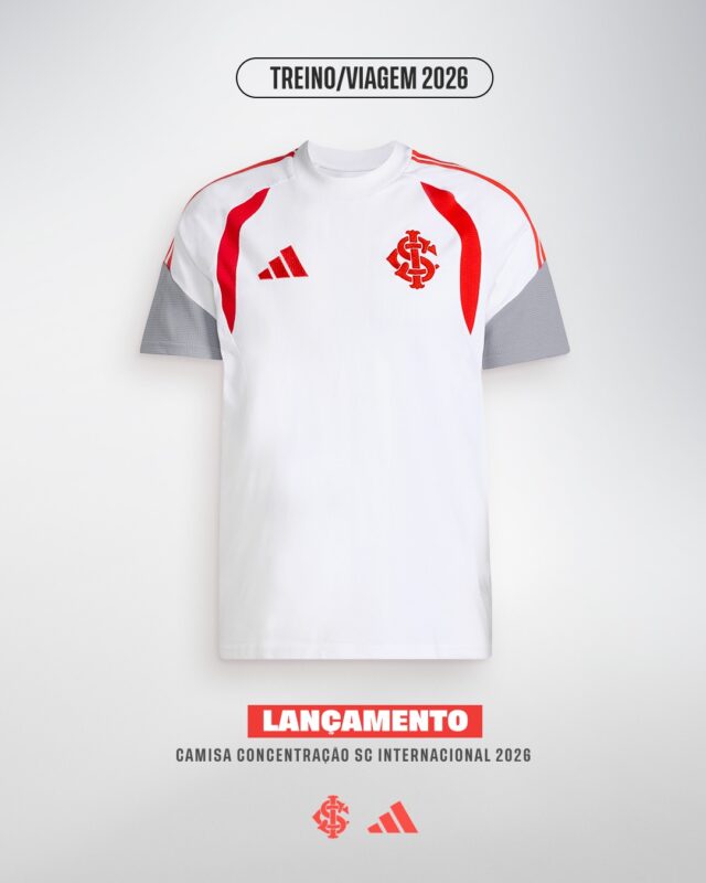 Internacional revela nova linha de treino da adidas para 2026