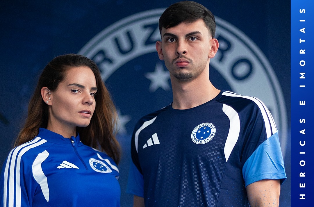 Cruzeiro revela nova linha de treino da adidas para 2026