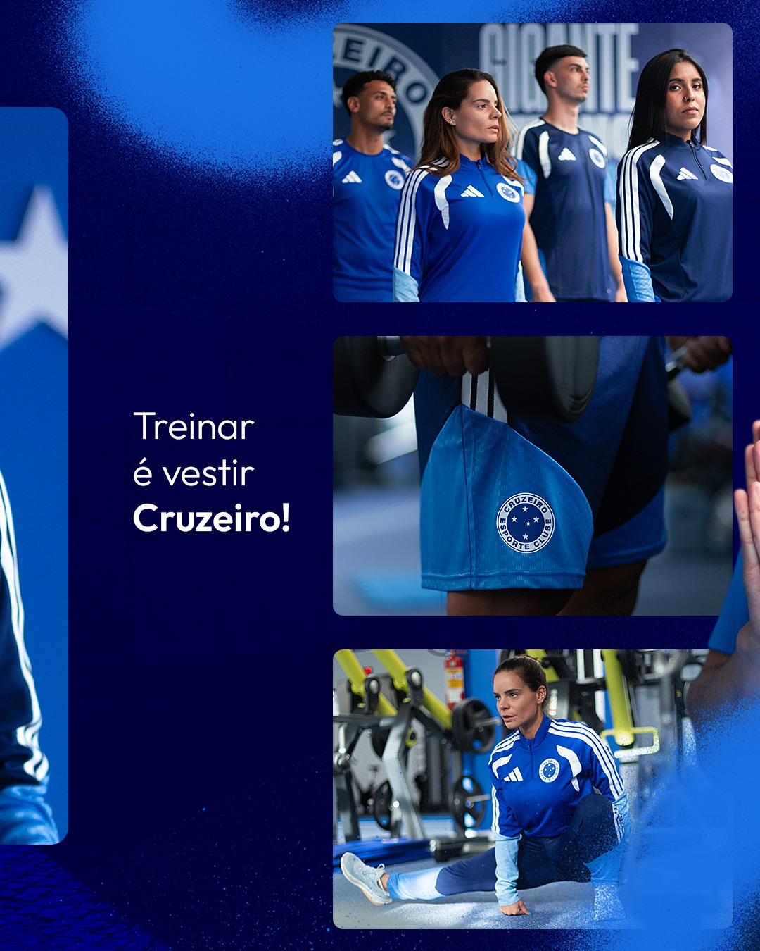Cruzeiro revela nova linha de treino da adidas para 2026