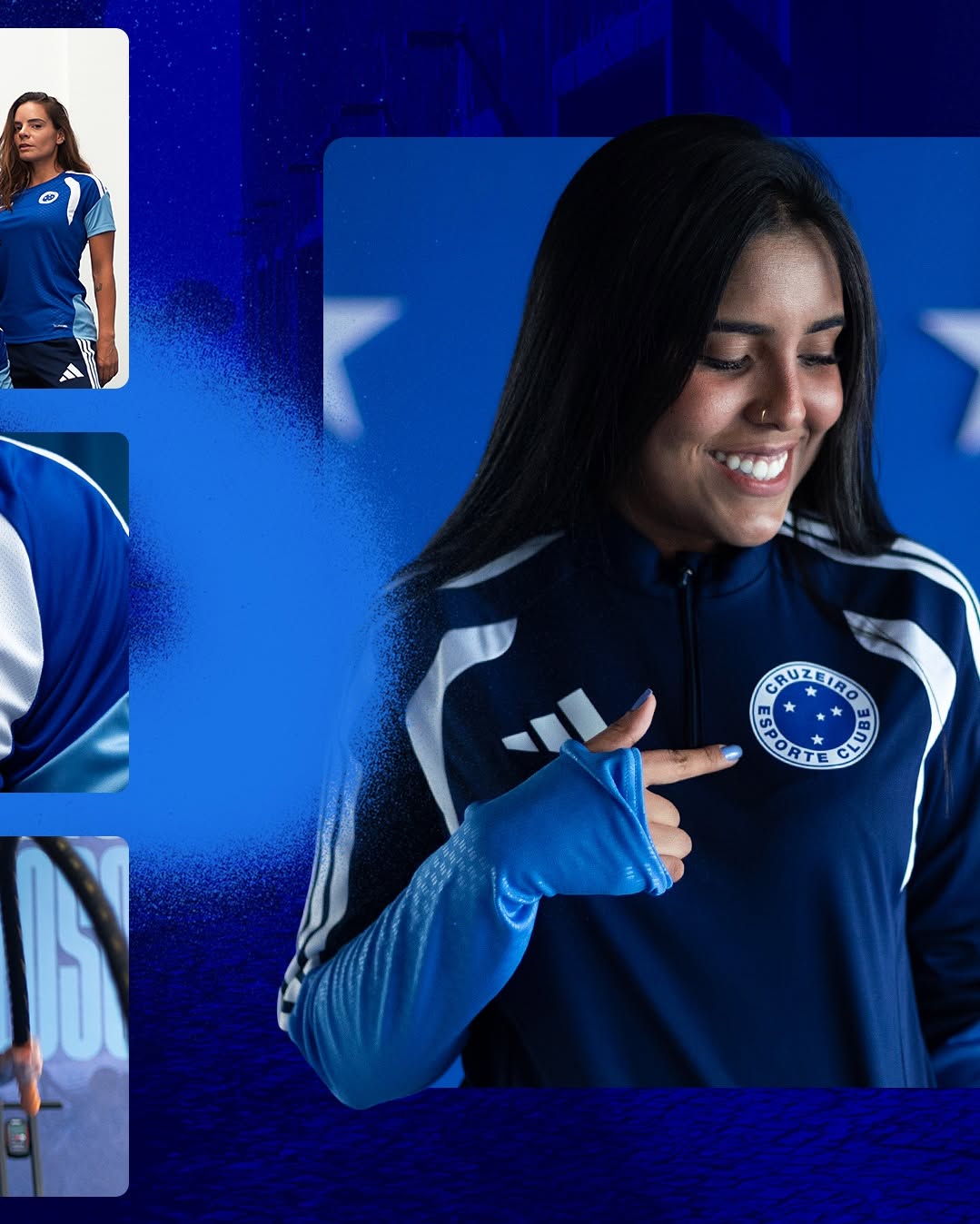 Cruzeiro revela nova linha de treino da adidas para 2026