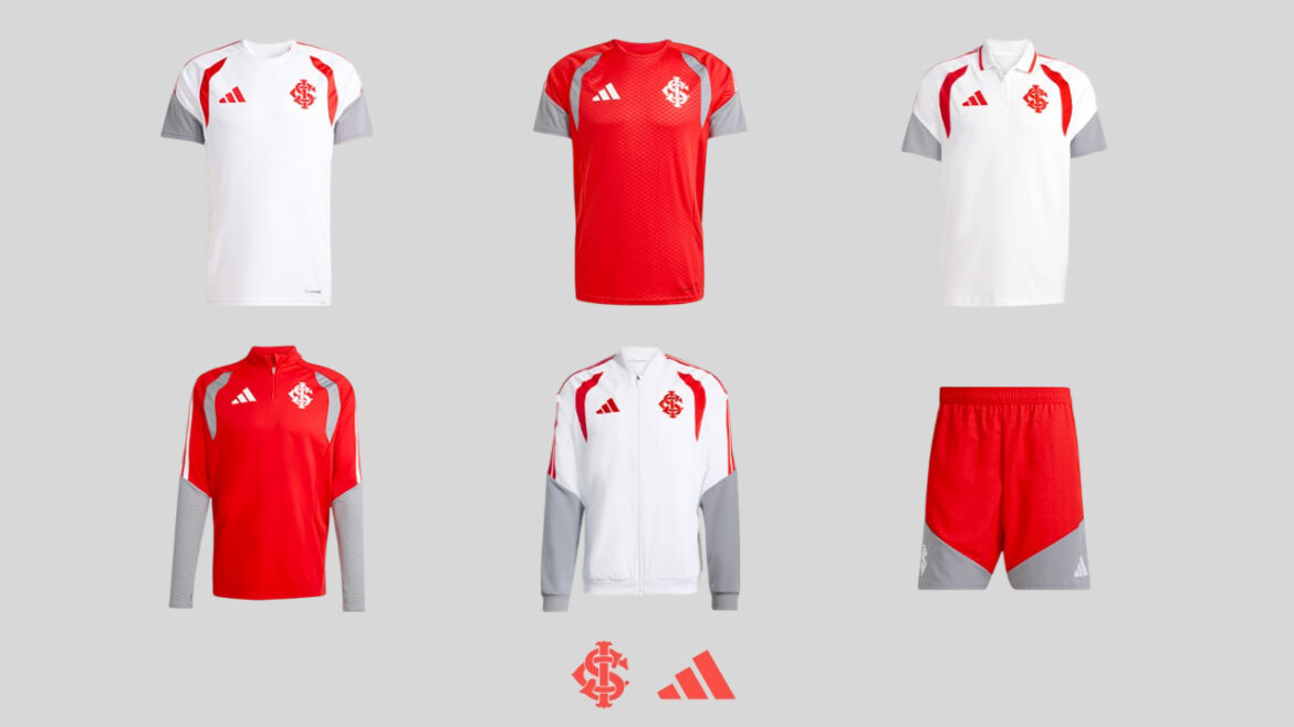 Internacional revela nova linha de treino e viagem da adidas para 2026
