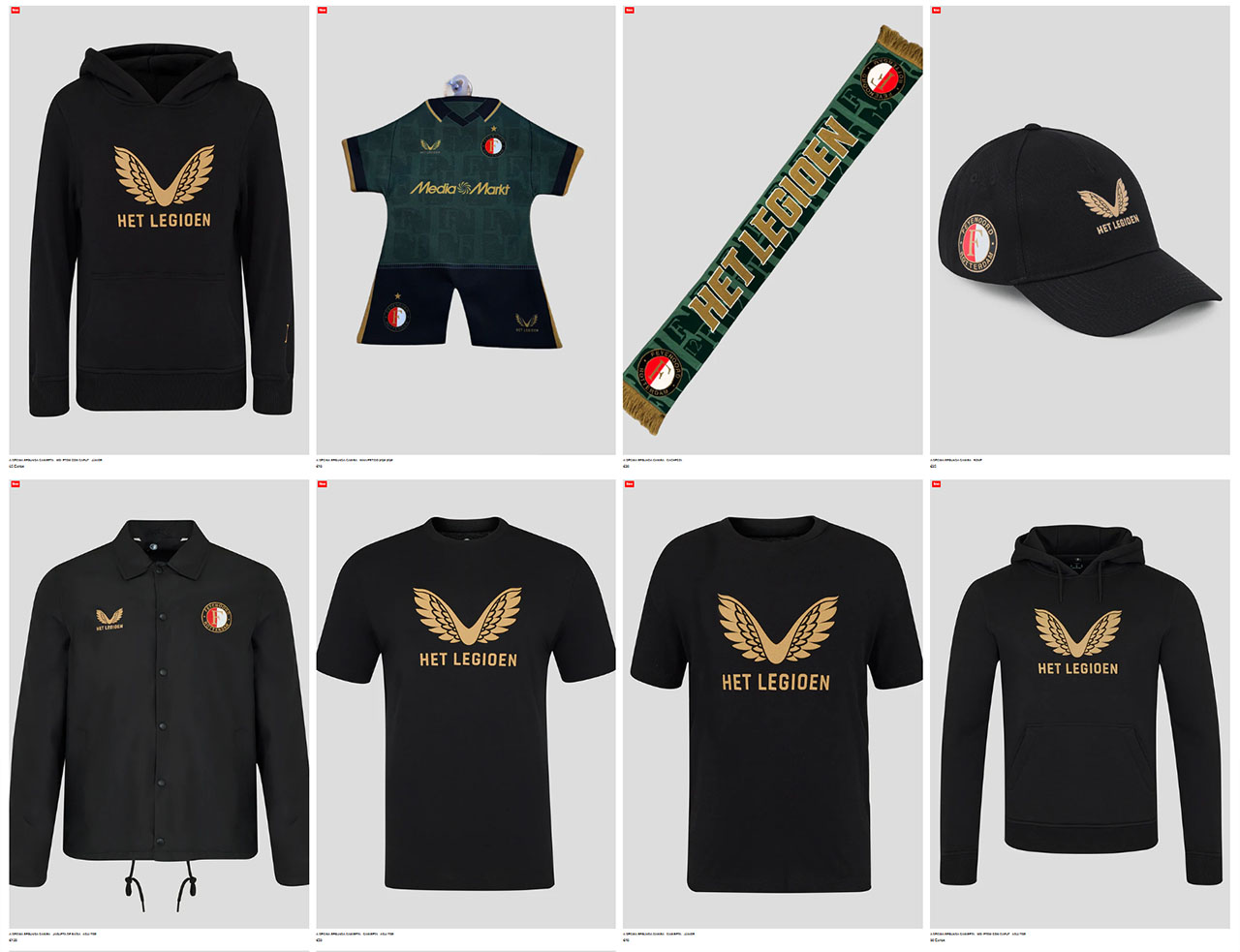 Feyenoord e Castore lançam a ‘Décima Segunda Camisa’ da temporada 2025-2026 Coleção