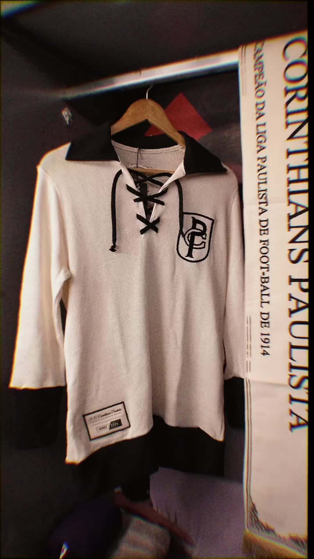 Camisa retrô do Corinthians 1914 ShopTimão