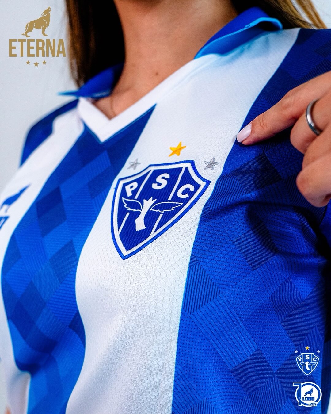 Camisa titular do Paysandu 2026 Lobo Eterna