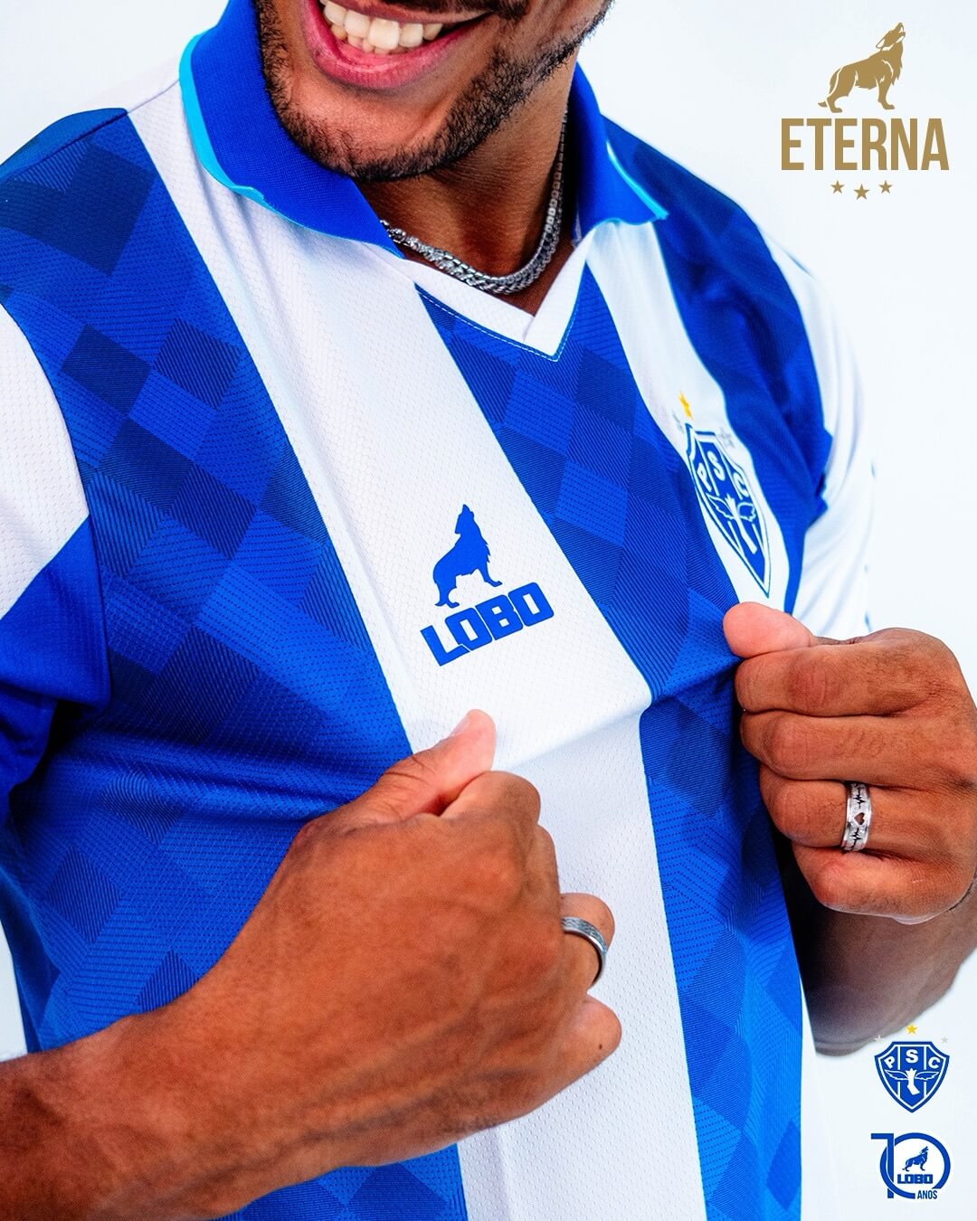 Camisa titular do Paysandu 2026 Lobo Eterna