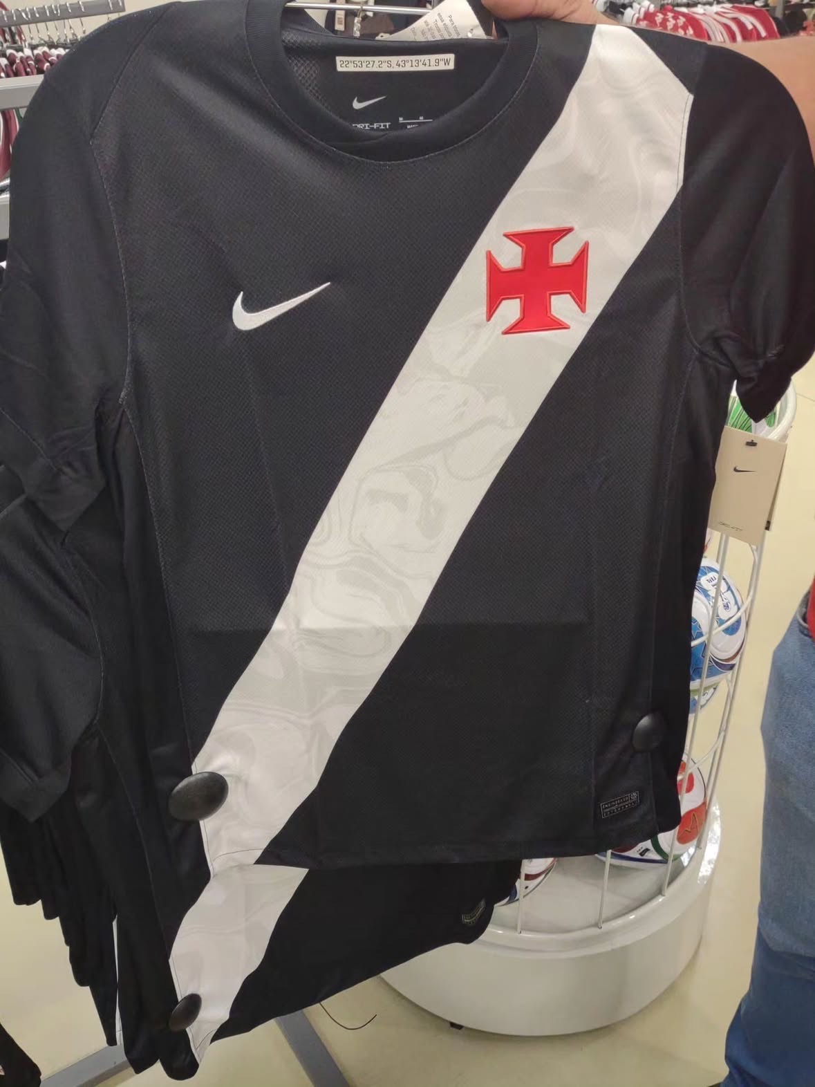Camisa preta do Vasco da Gama 2026 Nike